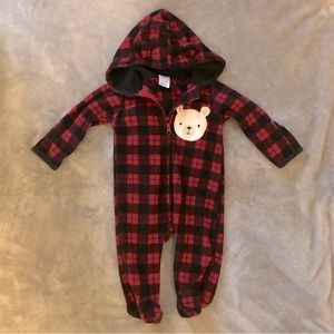 Fleece infant onesie